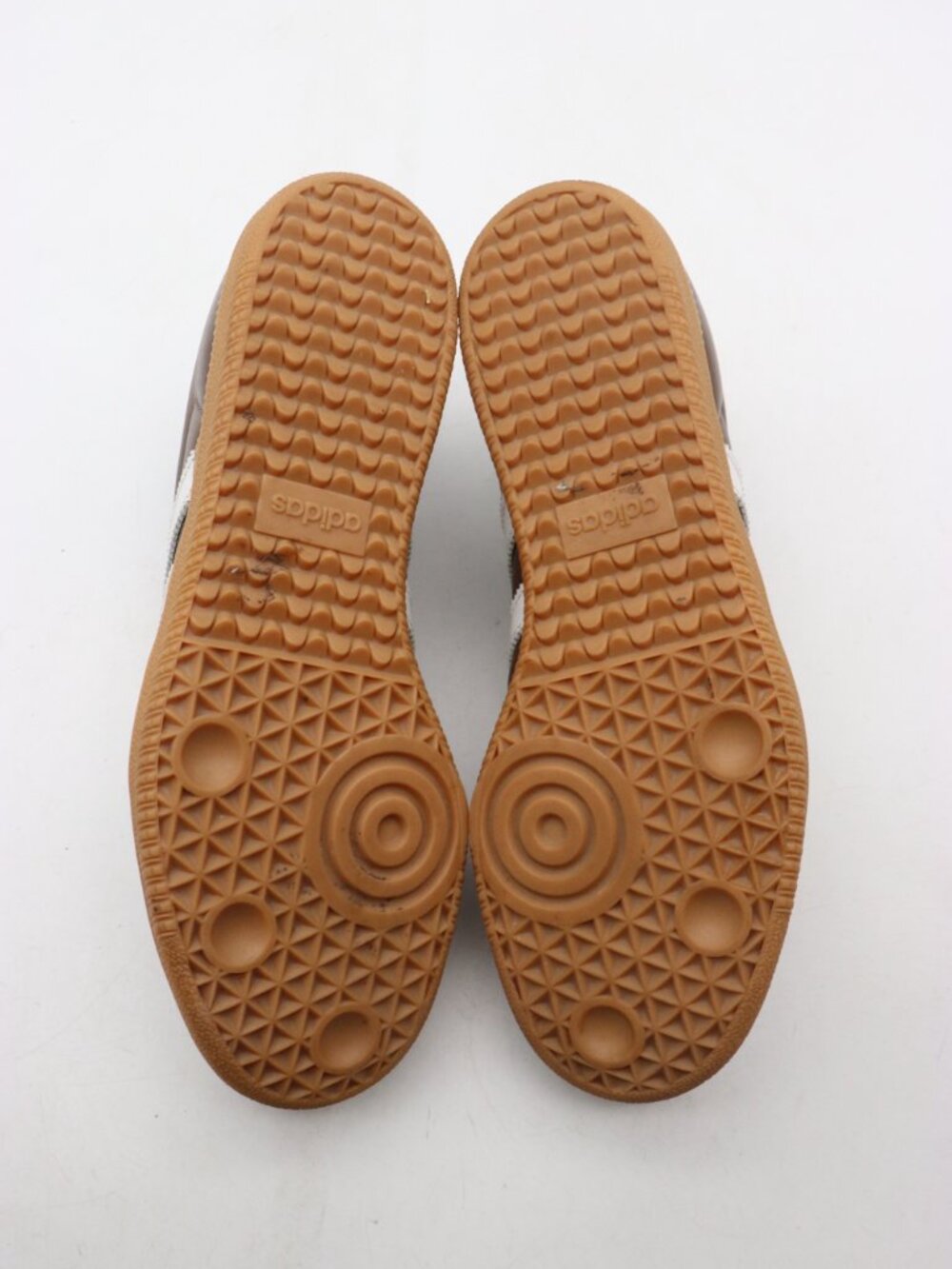 adidas Originals Samba OG Women's 8 Earth Strata Brown White Gold Sneaker IE6522 - Picture 9 of 10